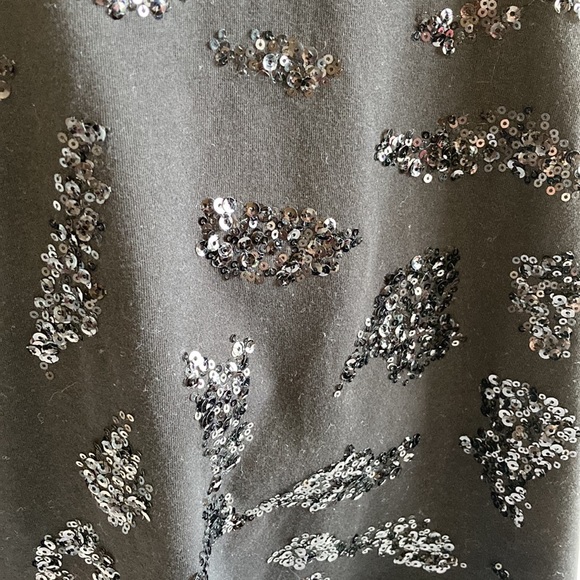 Onque Woman Black Sequined Tank Top Size 2X - Picture 3 of 8